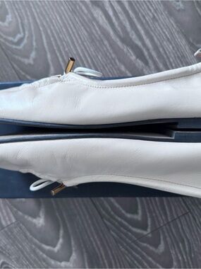 Alohas Rosalind cream ballet flats leather